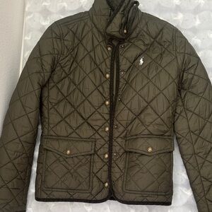 Ralph Lauren Olive Quilted Jacket